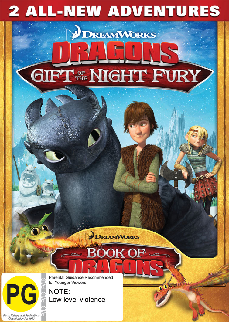 Dragons: Gift of the Night Fury & Book of Dragons on DVD image