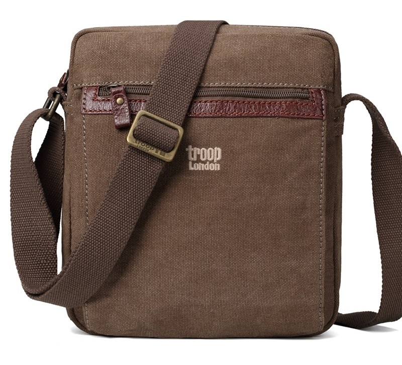 Troop London: Classic Zip-Top Body Bag - Brown