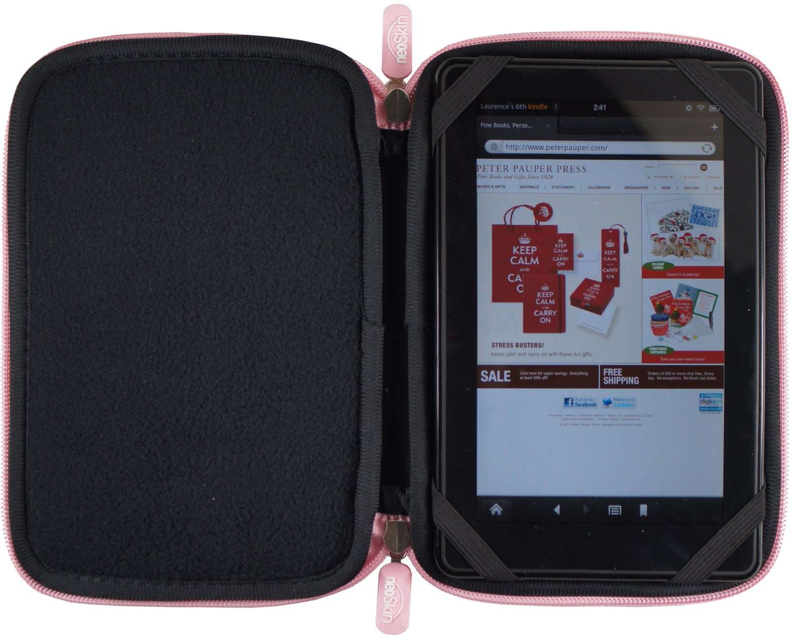Neoskin Cover for Kindle Fire (Keep Calm & Have a Cupcake) image