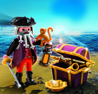 Playmobil: Special Plus - Pirate with Treasure (4783) image