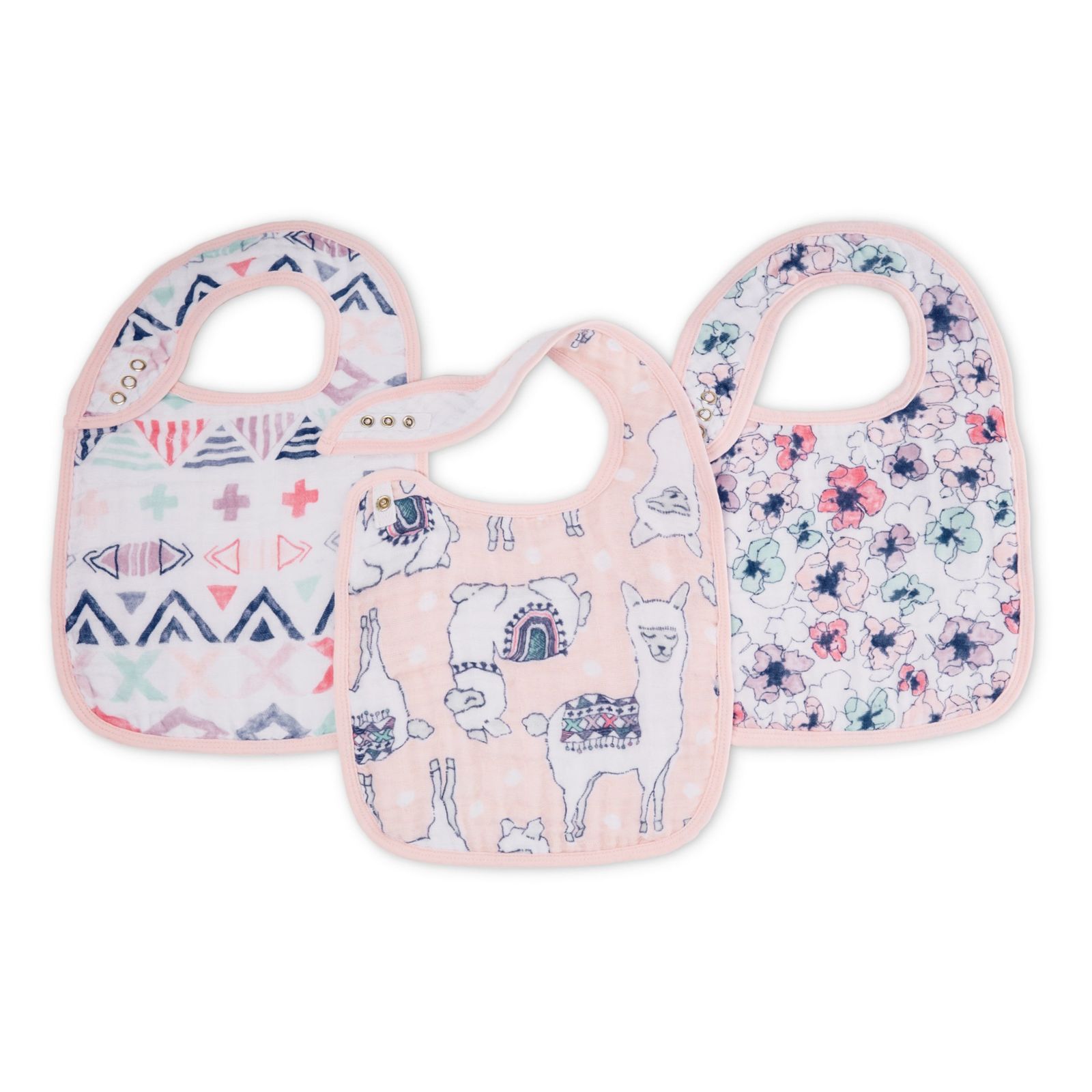 Aden + Anais: Classic Snap Bib - Trail Blooms (3 Pack) image