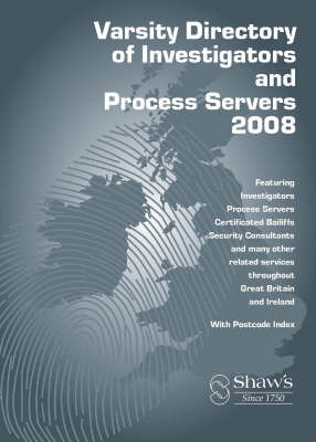 Varsity Directory of Investigators and Process Servers: 2008 image