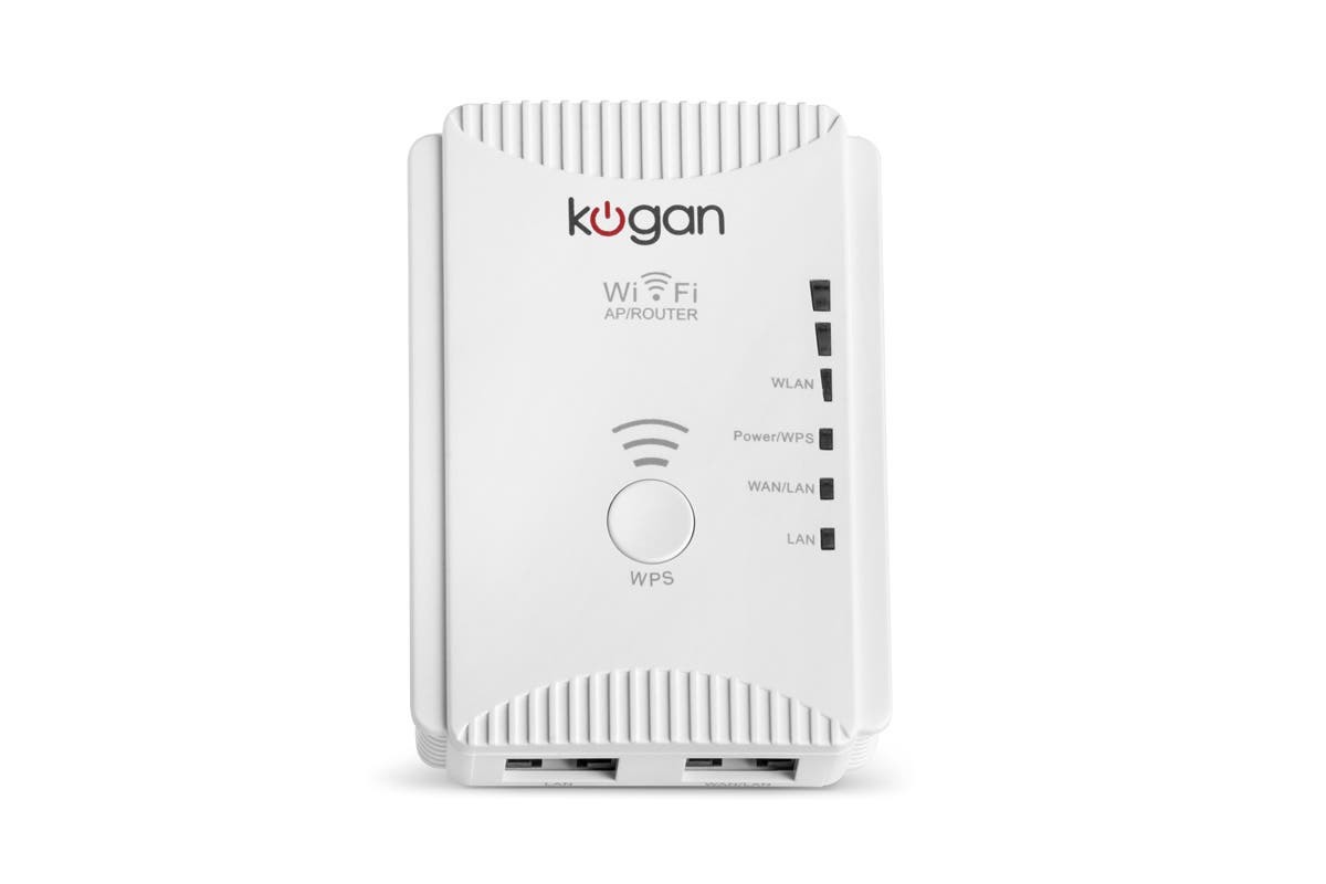 Kogan N300 AC WiFi Range Extender at Mighty Ape NZ