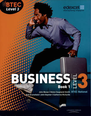 BTEC Level 3 National Business Student Book 1 by Catherine Richards image