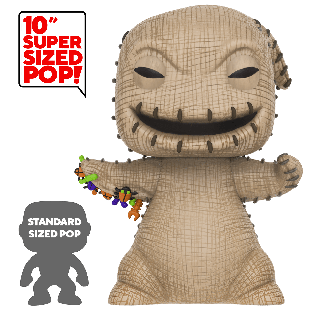 Nightmare Before Christmas: Oogie Boogie - 10" Super Sized Pop! Vinyl Figure