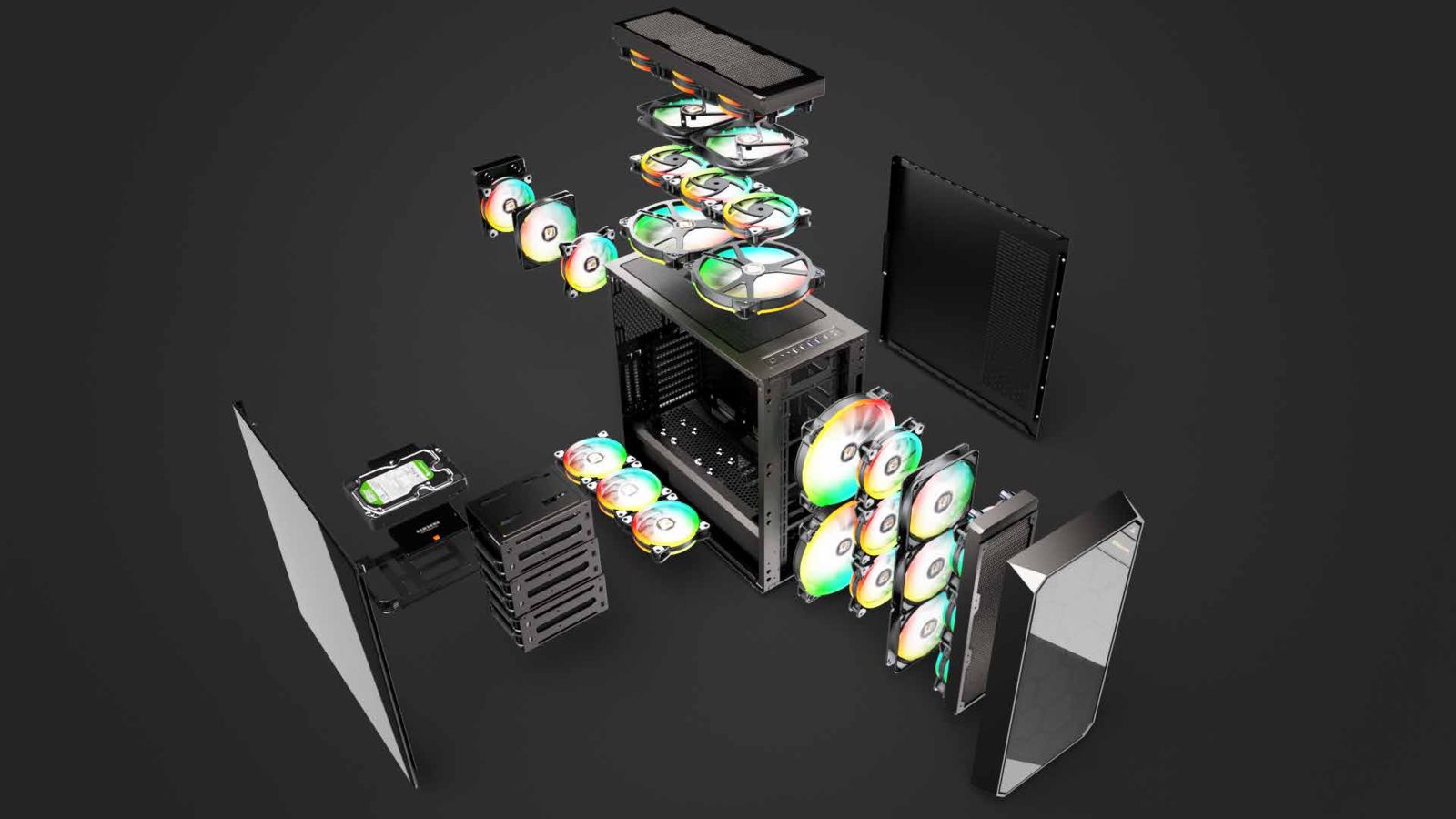 Xigmatek Zest Tempered Glass Mid Tower Case image