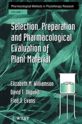 Pharmacological Methods in Phytotherapy Research: v. 1 by E. M. Williamson image