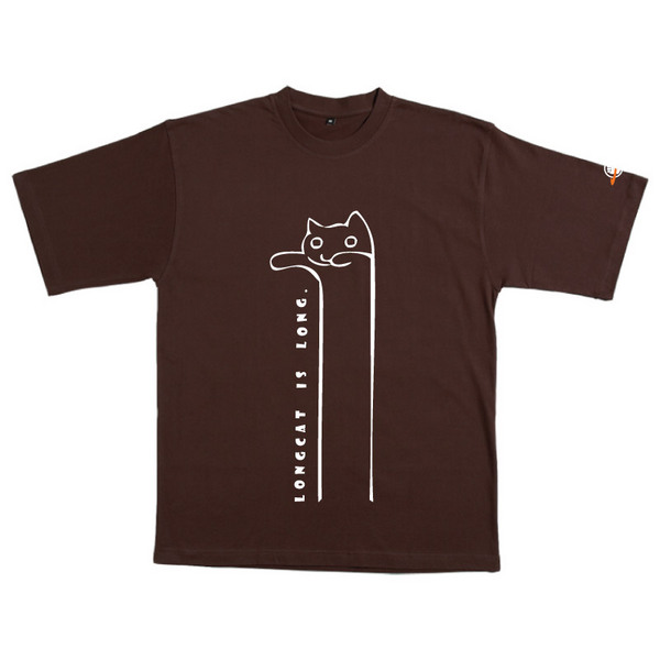 Longcat - Tshirt (Chocolate) for image
