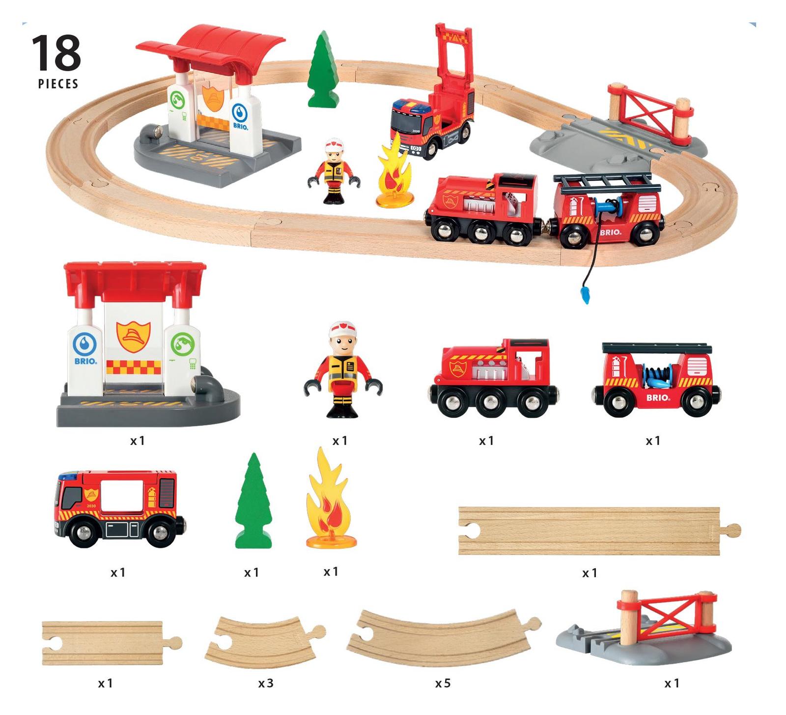 Brio: Fire Rescue - Railway Set image