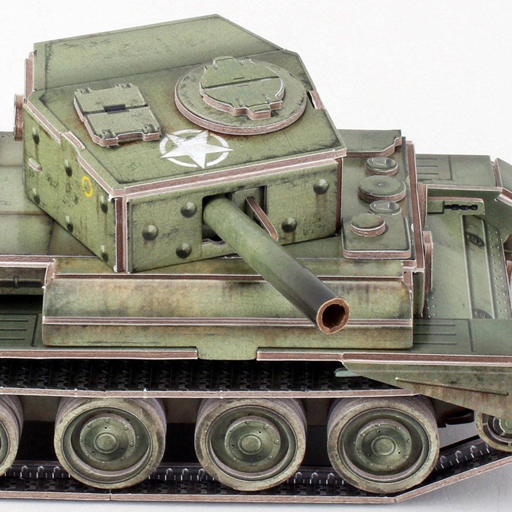 CubicFun: ArmiBuild - British Cromwell Mk. IV - 213 Piece 3D Puzzle image