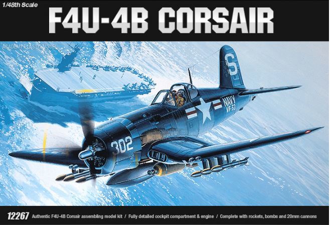 Academy F4U-4B Vought Corsair 1/48 Model Kit