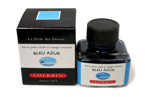 J Herbin: Fountain Pen Ink - Blue Azure (30ml) image
