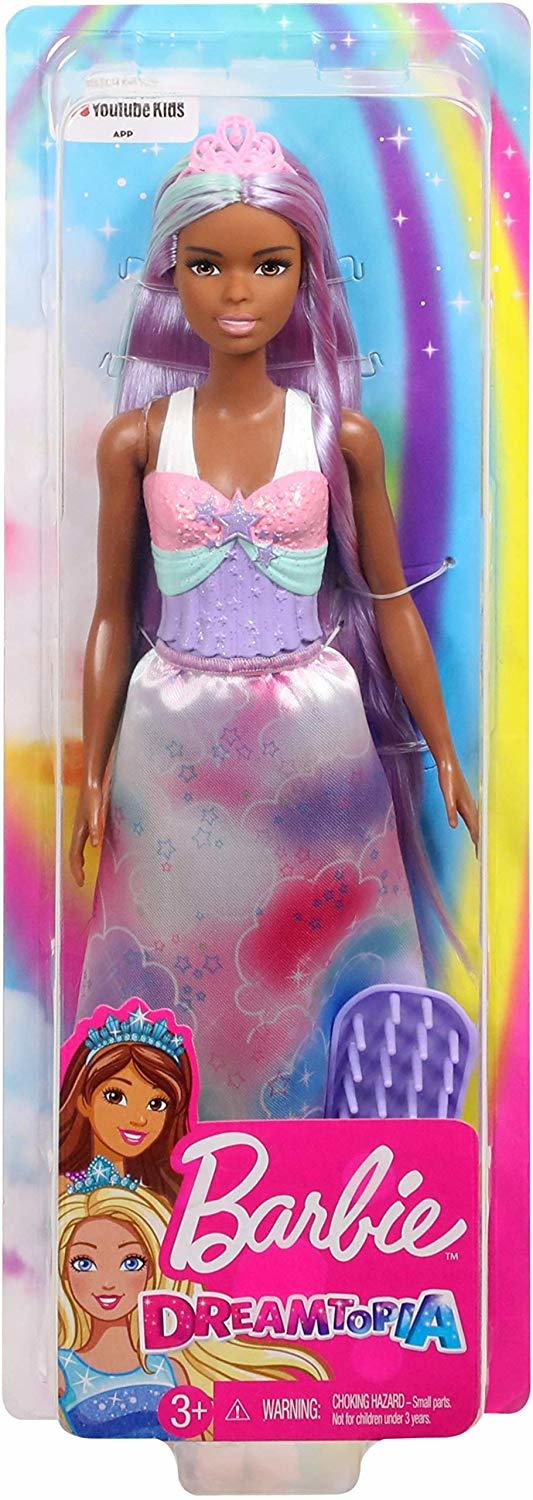 Barbie: Dreamtopia - Long Hair Princess Doll - Purple Hair image