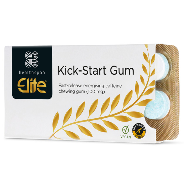 Buy Healthspan Elite KickStart Caffeine Gum at Mighty Ape NZ