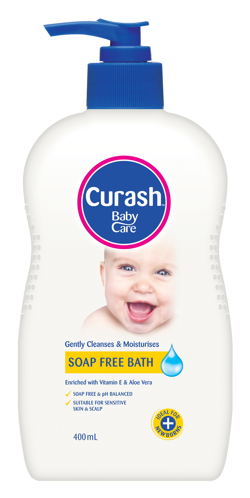 Curash Moisturising Soap Free Bath - 400ml