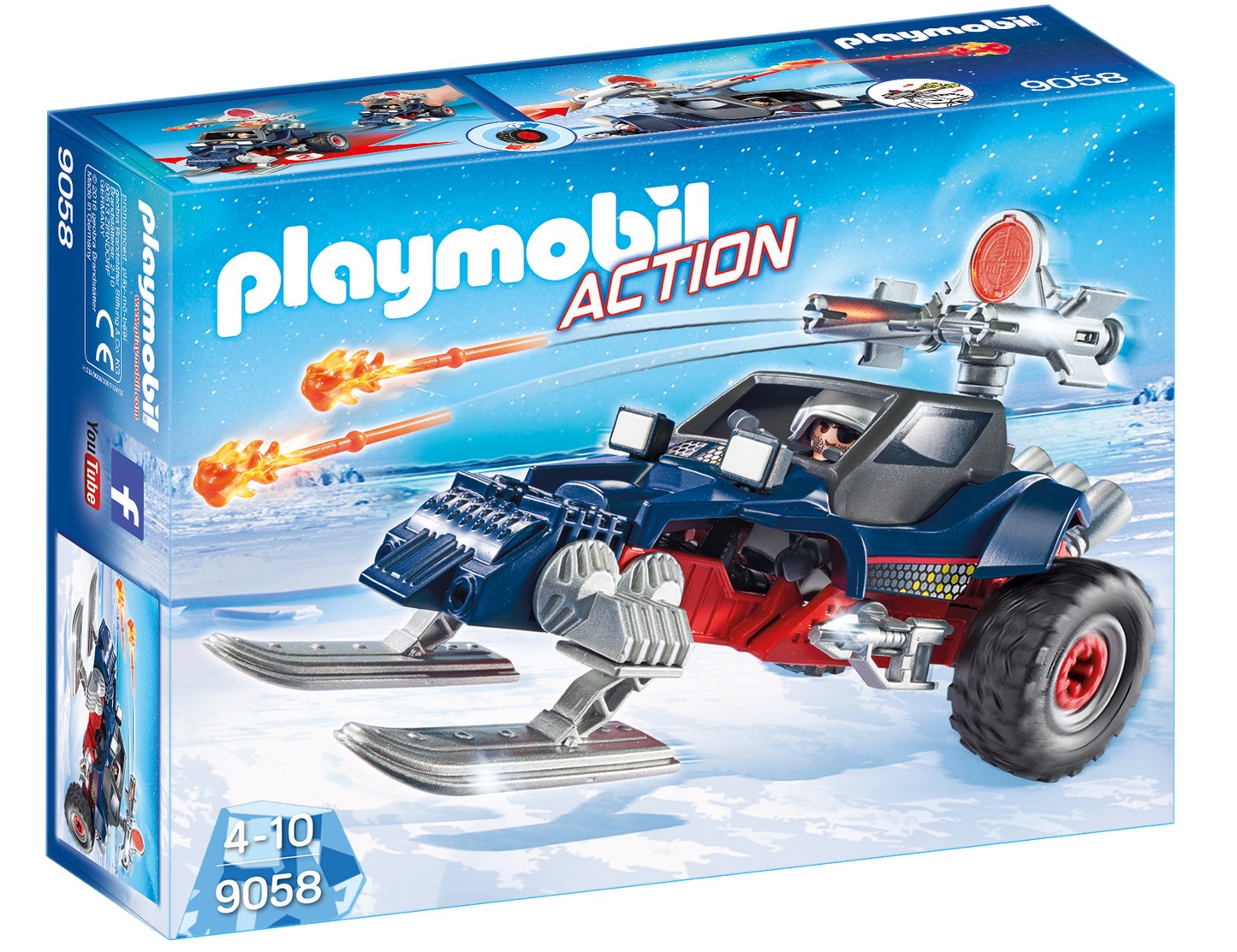 Playmobil - Ice Pirate with Snowmobile (9058) image