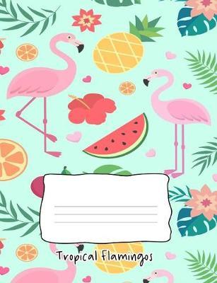 Tropical Flamingos by Candyart Journals image