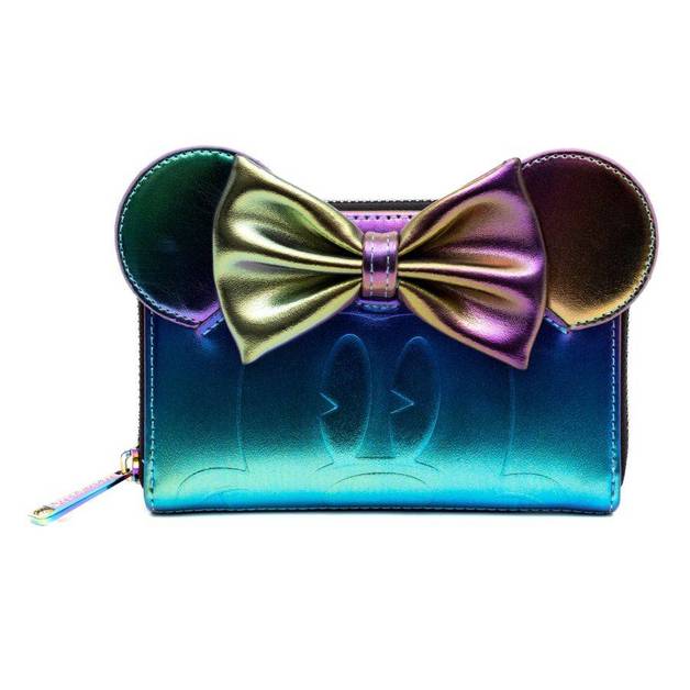 Loungefly Disney Minnie Mouse Oil Slick Wallet at Mighty Ape Australia