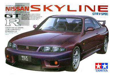 Tamiya Nissan Skyline GT-R V. Spec 1/24 Kitset Model image