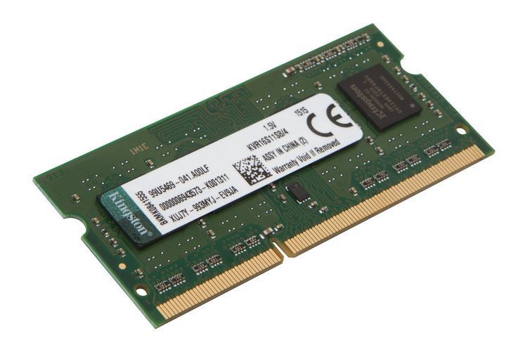 4GB Kingston 1600MHZ DDR3 NON-ECC CL11 SODIMM Single Rank X8