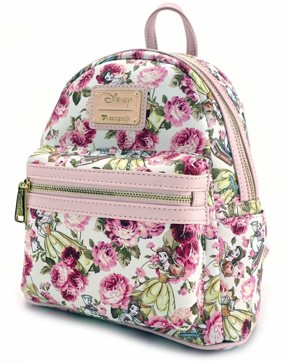 Loungefly: Disney Beauty and the Beast - Floral Mini Backpack