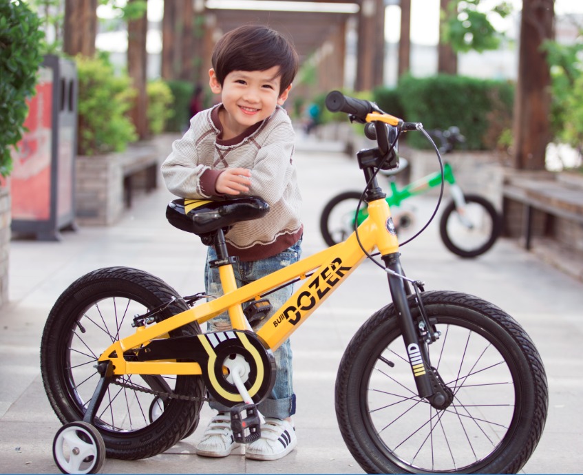 RoyalBaby: Bull Dozer RB-23 - 18" Bike (Yellow) image