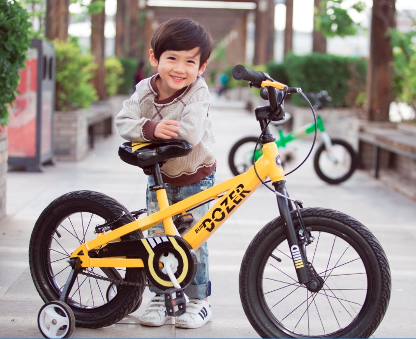 RoyalBaby: Bull Dozer RB-23 - 18" Bike (Yellow)