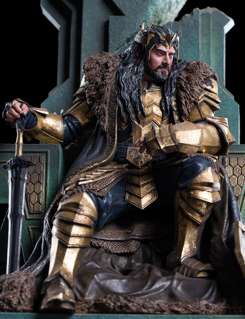 The Hobbit: King Thorin on Throne image