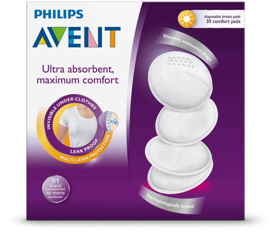 Avent Disposable Breast Pads - Day (30 Pads) image