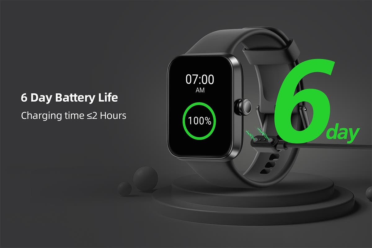 Kogan Active+ Mini Smart Watch Black at Mighty Ape NZ