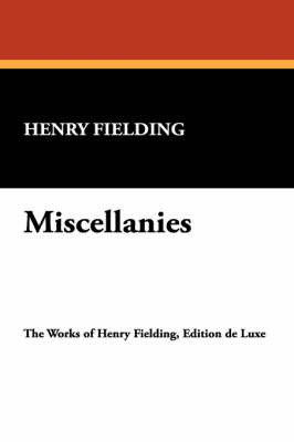 Miscellanies by Henry Fielding image