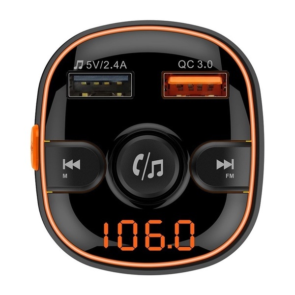 QC3.0 RGB light Car Charger - Bluetooth 5.0 & FM Transmitter image