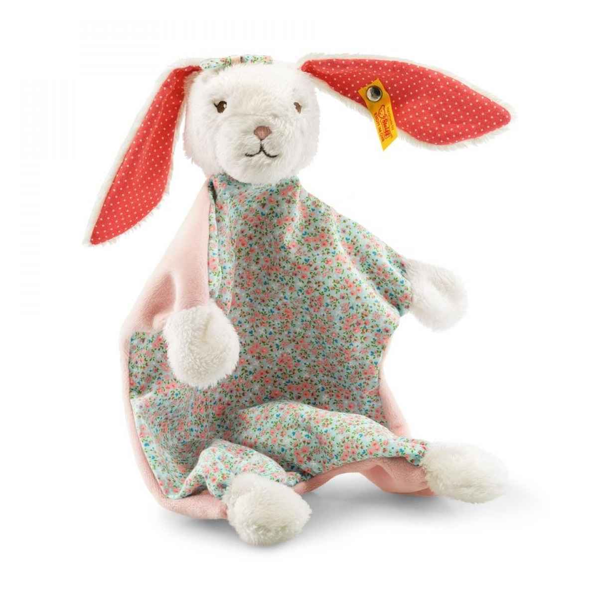 Buy Steiff Blossom Babies Rabbit Comforter White/Multicoloured at
