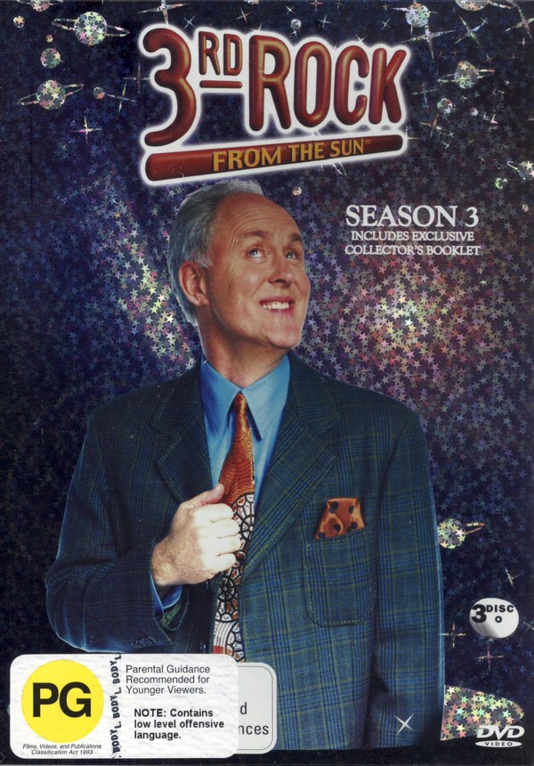 3rd Rock From The Sun Season 3 (3 Discs) on DVD image