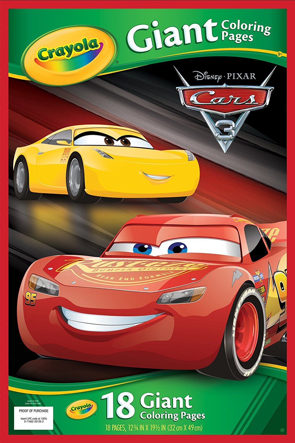 Crayola Giant Colouring Pages - Cars 3