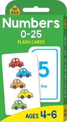 School Zone Numbers 0-25 Flash Cards image