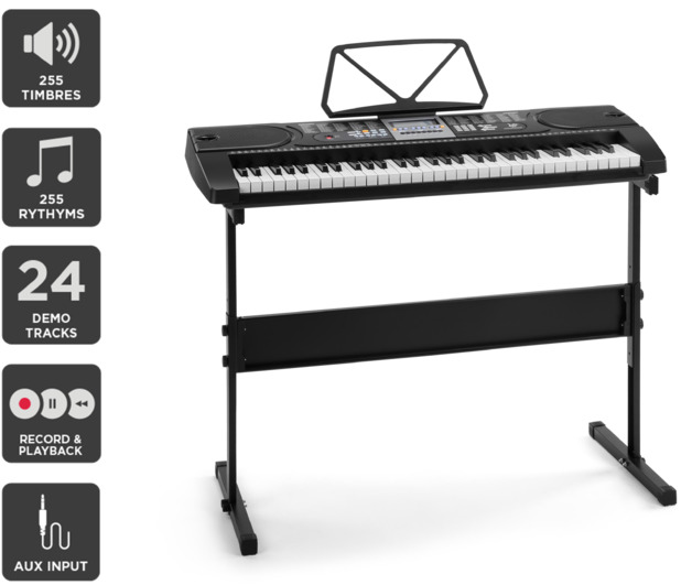 Royale 61 Key Electronic Piano Keyboard & Stand at Mighty Ape NZ