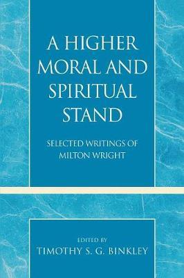 A Higher Moral and Spiritual Stand image