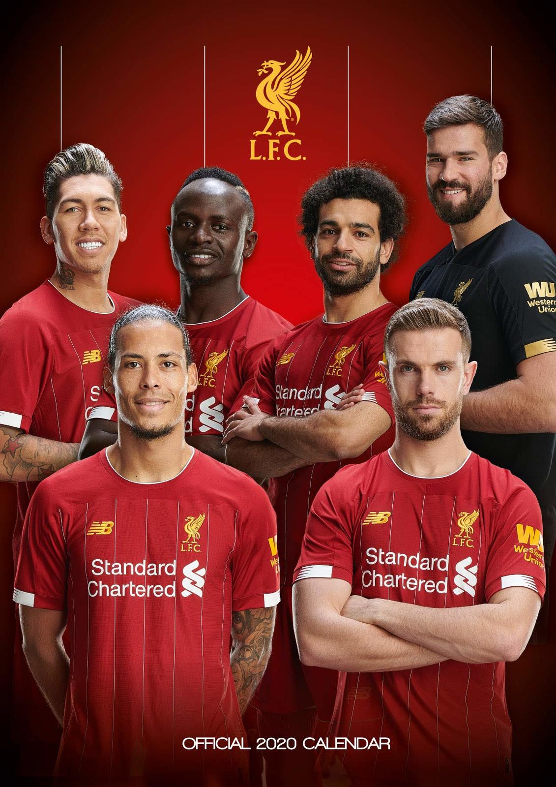 Official Liverpool 2020 A3 Wall Calendar image