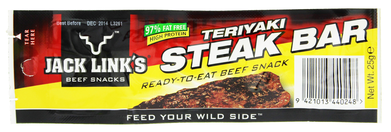 Jack Links Beef Steak Bar Teriyaki 25g x 25 pack image