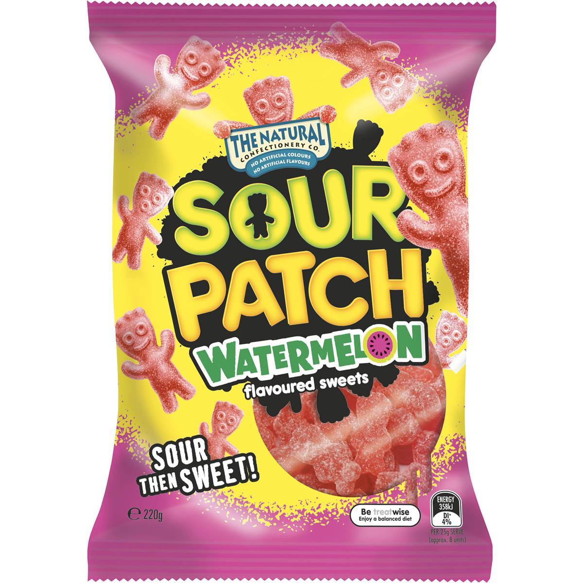 The Natural Confectionery Co Sour Patch Watermelon (220g) image