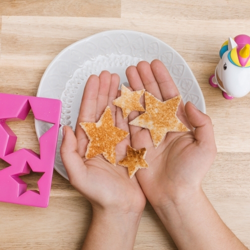 Unicorn Egg Cup and Star Toast Cutter Set image