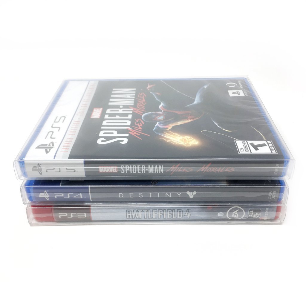 Ape Basics: PS4/PS3/Blu-Ray Case Protector - 10-Pack image