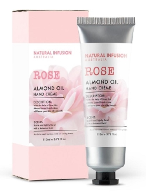 Buy Natural Infusion Hand Cream Rose & Almond Oil (110ml) at Mighty