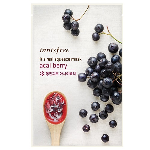 Innisfree - My Real Squeeze Sheet Mask - Acai Berry (20ml)