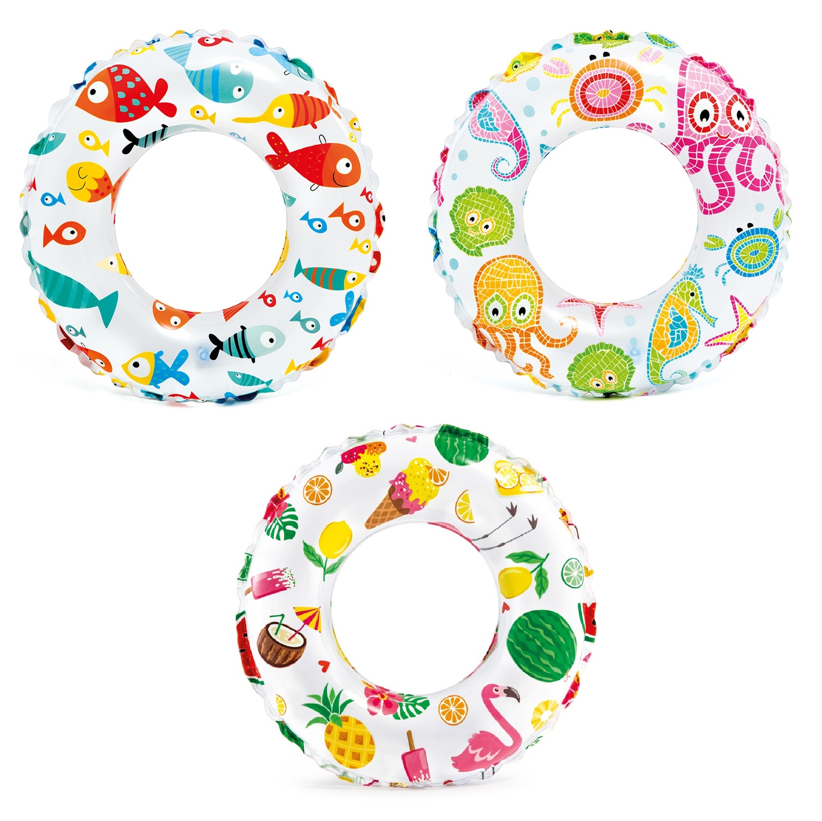 Buy Lively Print Swim Rings at Mighty Ape NZ