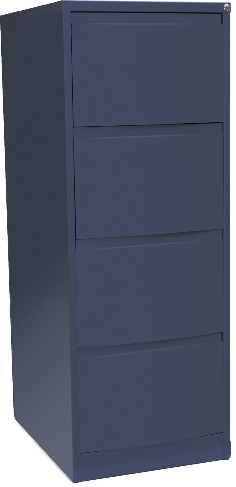 Buy Precision Kurve Lockable Filing Cabinet 4 Drawer Midnight