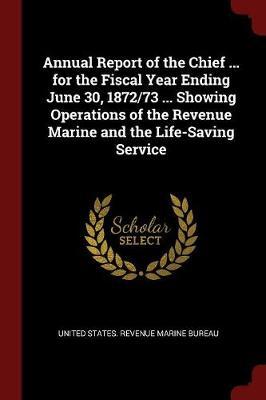 Annual Report of the Chief ... for the Fiscal Year Ending June 30, 1872/73 ... Showing Operations of the Revenue Marine and the Life-Saving Service image