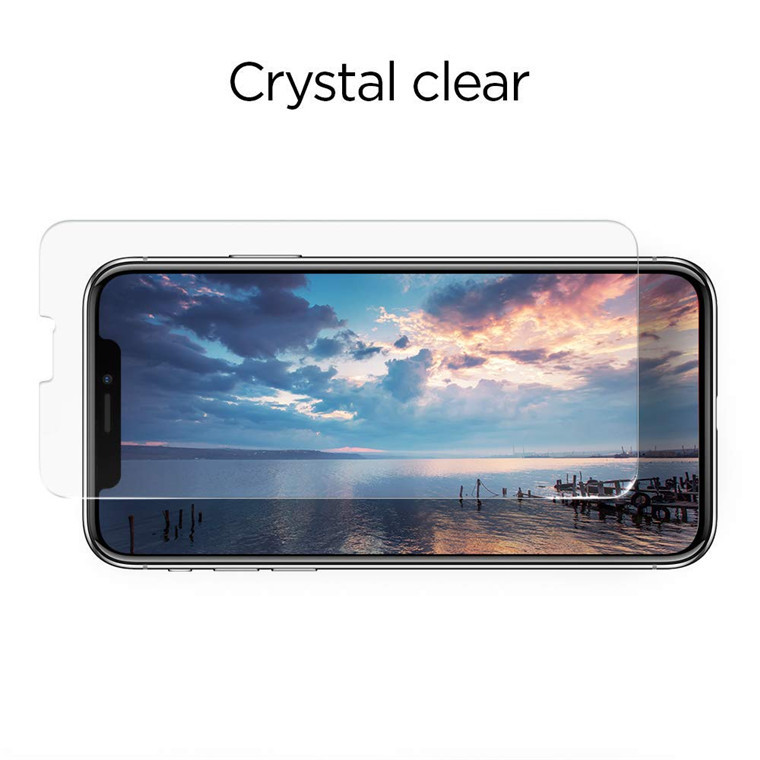 Spigen: Premium Tempered Glass Screen Protector - For iPhone XR/ iPhone 11 image
