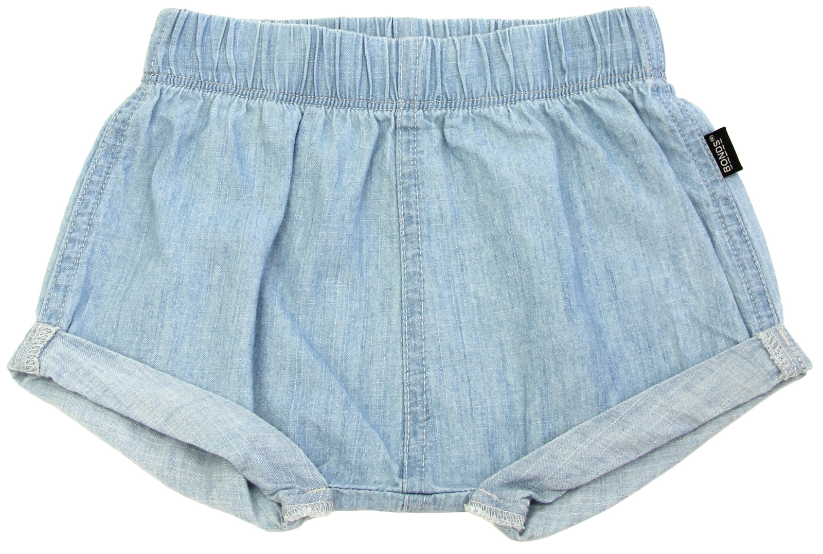 Bonds Chambray Shorts - Summer Blue (18-24 Months)